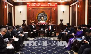 Lãnh đạo Thành phố Hồ Chí Minh tiếp Thống đốc tỉnh Yamanashi, Nhật Bản
