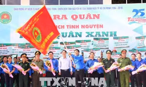 18.000 đoàn viên, thanh niên thực hiện các hoạt động xã hội trong Chiến dịch tình nguyện Hành quân xanh lần thứ 12 năm 2018