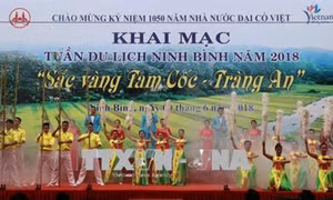 Nhiều hoạt động sôi nổi tại Tuần du lịch Ninh Bình "Sắc vàng Tam Cốc - Tràng An"