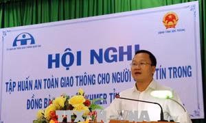 Nâng cao kiến thức, kỹ năng tuyên truyền về an toàn giao thông cho người có uy tín trong đồng bào Khmer