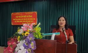 Ba Vì bồi dưỡng nâng cao năng lực cán bộ làm công tác xây dựng nông thôn mới