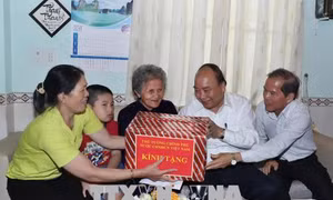 Thủ tướng Nguyễn Xuân Phúc thăm mô hình sản xuất rau an toàn tại Lâm Đồng