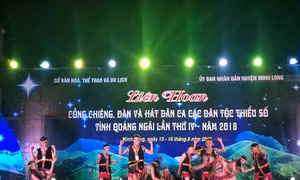 Gìn giữ, phát huy giá trị văn hóa đặc sắc của các dân tộc Hrê, Cor, Ca Dong
