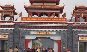 Khu danh thắng Tây Thiên thu hút khách du lịch từ những ngày đầu năm