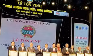 Lễ tôn vinh "Nhà khoa học của Nhà nông" lần thứ Nhất - năm 2018