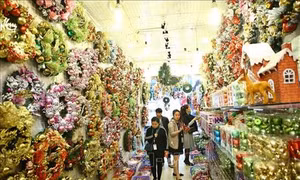 Hà Nội: Nhộn nhịp thị trường mùa Giáng sinh 2018