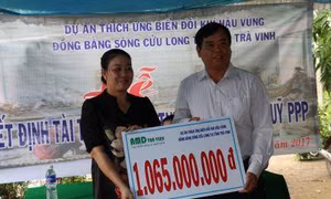 Trà Vinh hỗ trợ vốn cho nông dân sản xuất thích ứng biến đổi khí hậu