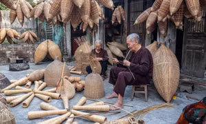 Làng nghề đan đó Thủ Sỹ - nơi lưu giữ nét đẹp hồn quê 