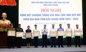 Bắc Giang về đích sớm trong xóa nhà tạm, nhà dột nát