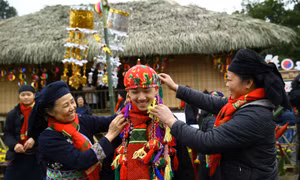Trải nghiệm văn hóa Tết các dân tộc tại Hoàng Thành Thăng Long
