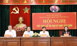 Cử tri Sơn La kiến nghị quan tâm đầu tư cơ sở hạ tầng và chế độ đãi ngộ cán bộ cơ sở