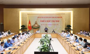 Quang cảnh Phiên họp thứ hai Ban Chỉ đạo cải cách thủ tục hành chính. Ảnh: Dương Giang-TTXVN 