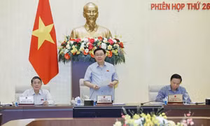 Chủ tịch Quốc hội Vương Đình Huệ khai mạc Phiên họp thứ 26 Ủy ban Thường vụ Quốc hội