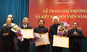 Ngày 14/2 sẽ trao Giải thưởng Văn học Hội Nhà văn Việt Nam 2021