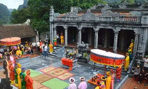 Đền Thái Vi ở thôn Văn Lâm, xã Ninh Hải, huyện Hoa Lư, tỉnh Ninh Bình. Ảnh : vietnam-tourism.com