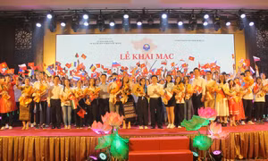 Trại hè Việt Nam 2022 thu hút sự tham gia của 107 bạn thanh niên, sinh viên là người Việt Nam ở nước ngoài đến từ 25 quốc gia, vùng lãnh thổ trên thế giới. Ảnh: Bích Huệ - TTXVN 
