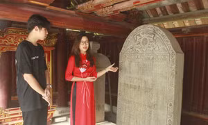 Bia cổ ở Ninh Bình. Ảnh : vhtt.ninhbinh.gov.vn 