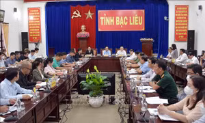 Quang cảnh buổi làm việc. Ảnh: Nhật Bình - TTXVN. 