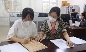 Để đảm bảo chất lương, Trường Đại học Y khoa Vinh tuyển sinh theo đúng quy định của Bộ, đảm bảo theo đúng quy định của ngưỡng đầu vào. Ảnh: Bích Huệ - TTXVN 