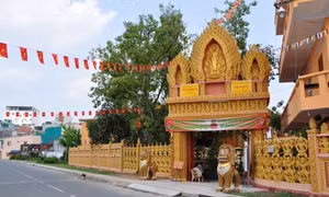Mặt trước chùa Candaransi (quận 3, Thành phố Hồ Chí Minh). Ảnh: thuvienhoasen.org