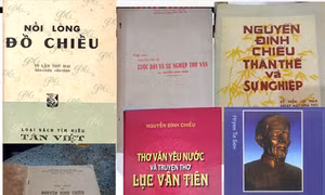 Một số tài liệu về danh nhân văn hóa Nguyễn Đình Chiểu. Nguồn : baovanhoa.vn 