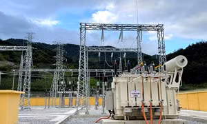 Trạm biến áp 110KV ở Mường Chà, Điện Biên. Nguồn: EVNNPC
