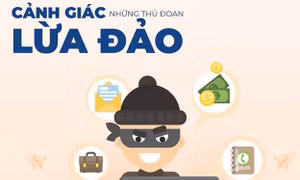 Thời gian qua tội phạm lừa đảo chiếm đoạt tài sản thông qua hệ thống ngân hàng diễn ra khá phổ biến. Ảnh:cand.com.vn 