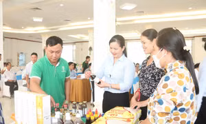Sản phẩm OCOP ở Trà Vinh. Ảnh: Thanh Hòa-TTXVN 