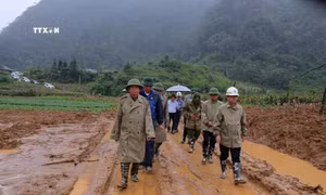 Kiểm tra công tác khắc phục hậu quả thiên tai tại huyện Nguyên Bình, Cao Bằng