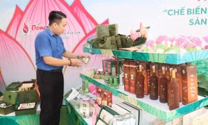 Đồng Tháp có nhiều sản phẩm OCOP nguồn gốc từ sen