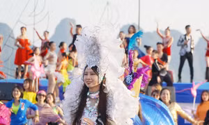 Carnaval mùa đông 2022 - sản phẩm du lịch mới của Hạ Long. Ảnh: thanhnien.vn 