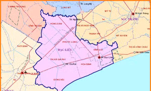 Theo quy hoạch, đến năm 2020 tổng diện tích đất tự nhiên của tỉnh Bạc Liêu là 246.872 ha, Ảnh : cafeland.vn