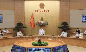 Thủ tướng Phạm Minh Chính phát biểu chỉ đạo. Ảnh: Lâm Khánh – TTXVN