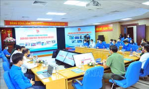 Quang cảnh lễ phát động chiến dịch. Ảnh: Minh Đức - TTXVN