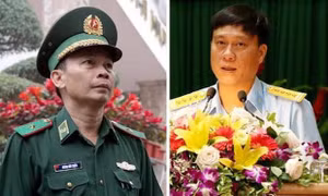 Thiếu tướng Hoàng Hữu Chiến (ảnh trái); Đại tá Bùi Đức Hiền. Ảnh: baochinhphu.vn 