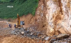 Hà Giang: Đá lăn khiến hai bố con tử vong