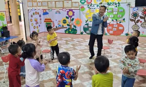 Giờ học ở lớp của thầy Vi Văn Dương. Ảnh: nhuxuan.thanhhoa.gov.vn 