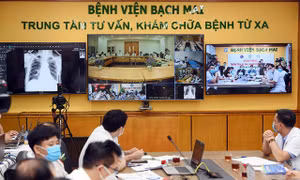 Trung tâm tư vấn khám chữa bệnh từ xa Bệnh viện Bạch Mai. Ảnh: kinhtedothi.vn