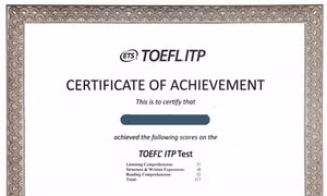 Thí sinh có chứng chỉ tiếng Anh TOEFL ITP trên 450 điểm sẽ được miễn thi môn ngoại ngữ. Ảnh: gdtxtinh.vinhphuc.edu.vn