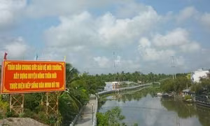 Huyện Tiểu Cần quyết tâm thực hiện công tác bảo vệ môi trường. Ảnh: travinh.gov.vn