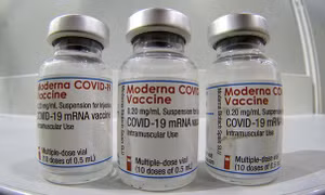 Vaccine Monderna. Ảnh: AP. 