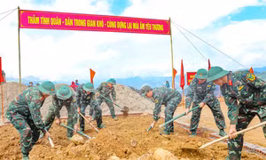 '30 ngày thần tốc' làm nhà cho người dân bị thiệt hại do thiên tai ở Điện Biên