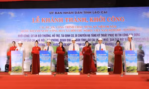 Đồng loạt khởi công, khánh thành các công trình, dự án trọng điểm