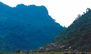 Thôn Pác Ngòi, xã Nam Mẫu, huyện Ba Bể (Bắc Kạn). Ảnh: An Thành Đạt