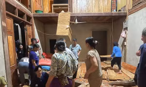 Thái Nguyên: Sập sàn nhà khiến 6 người bị thương