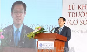 Phó Thủ tướng Vương Đình Huệ dự Lễ khởi công xây dựng cơ sở mới của Trường Đại học Văn Lang