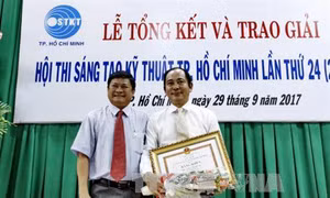 Nhiều đề tài, giải pháp được trao giải tại Hội thi sáng tạo kỹ thuật Thành phố Hồ Chí Minh lần thứ 24
