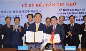Thành phố Hồ Chí Minh và tỉnh Gyeongsangbuk, Hàn Quốc ký kết hợp tác