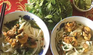 Mì quảng ở Mê Pu
