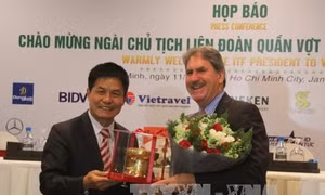 Chủ tịch Liên đoàn Quần vợt thế giới: Việt Nam đủ khả năng tổ chức thành công Đại hội thường niên ITE 2017